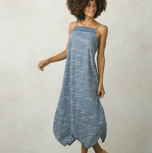 XS Prana Selene Dress in Blue Thatch NWT